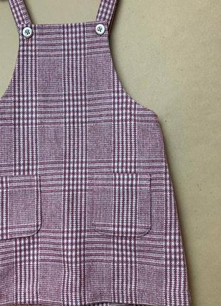 Сарафан в клетку next