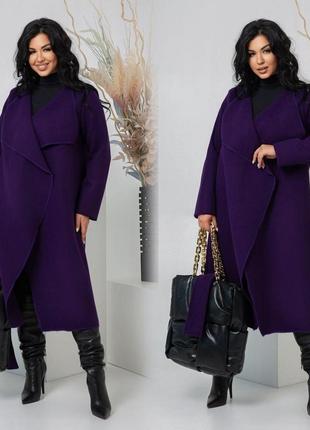 Жіноча пальто кашемір  тренч (46-48; 50-52; 54-56; 58-60 великі  розміри )3 фото