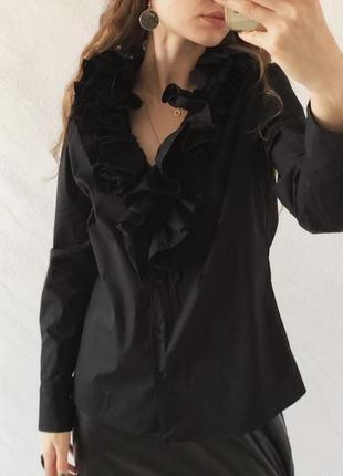 Блуза, черная рубашка