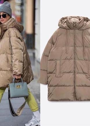 Пуховик zara  в наличии