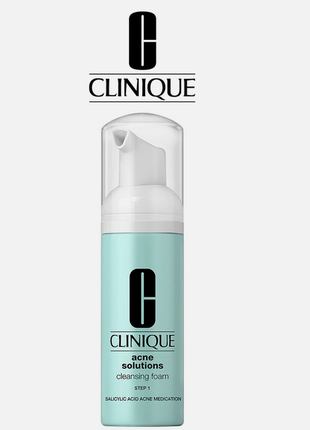 Clinique acne solutions cleansing foam 50ml1 фото