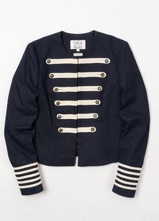 Tommy hilfiger x gigi hadid collection denim military jacket&nbsp;женский пиджак