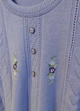 Винтаж! винтажная акриловая сиреневая с коротким рукавом кофточка merry gold london (40 ра...