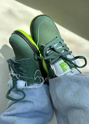 Nike sb dunk “green lobster” premium женские кроссовки 36-42 зеленые2 фото