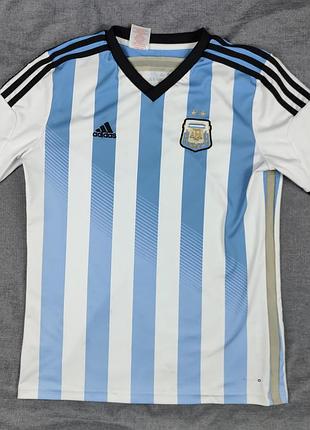 Футбольна форма футболка джерсі adidas argentina 2013 2015 home football shirt soccer jersey (g74569 )