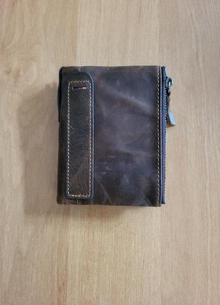 Чоловічий шкіряний гаманець, портмоне, органайзер для карток4 фото