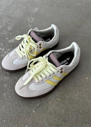 Adidas samba x wales bonner yellow premium кроссовки 36-42