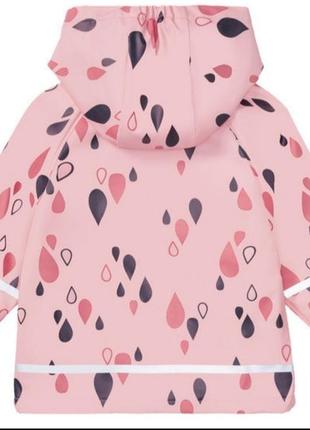 Куртка непромокаемая розовая lupilu 86/92, 110/116, 122/128см2 фото