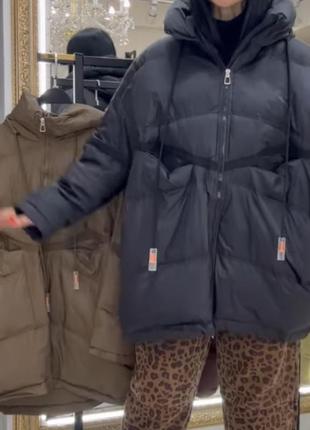 Пуховик пальто, оверсайз, бохо, турция,люкс,140+++