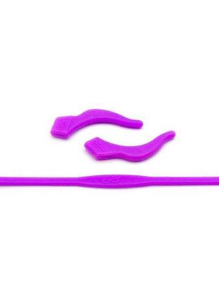 Стоппер силиконовый с резинкой в коробке (фиолетовый)