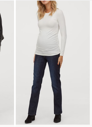 Прямые джинсы для вагітних  беременных h&m1 фото