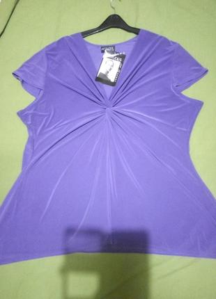 Нарядная новая блуза большого размера,  u.s.a., 56-58р2 фото