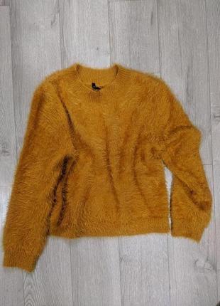 Кофта, свитер, пуловер, мохнатая, пушистая, мох1 фото
