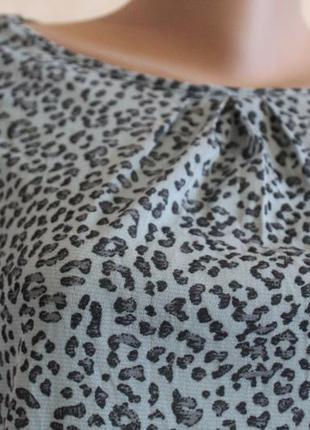 Блуза от немецкого бренда xs анималистический принт5 фото