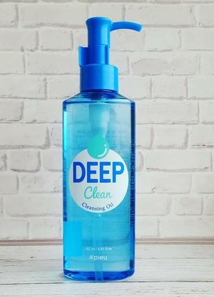 Гидрофильное масло для проблемной кожи  a'pieu deep clean cleansing oil2 фото