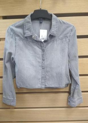 Рубашка,джинсовая,на девочку, kiabi