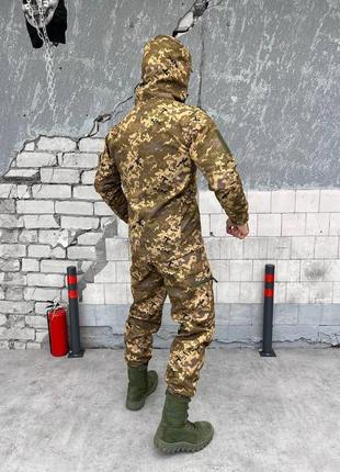 Осінній тактичний костюм софтшел gbrctkm 4 в 1, утеплений армійський комплект3 фото
