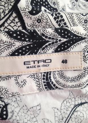 Хлопковая рубашка etro, оригинал5 фото