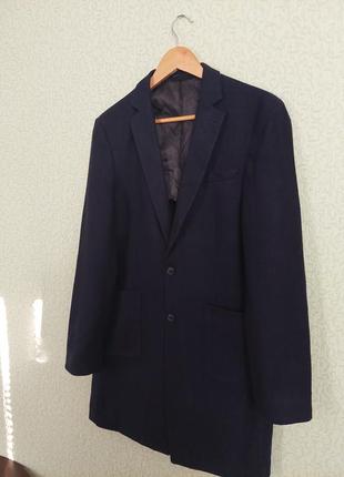 Шерстяной удлиненный пиджак женский жакет блейзер6 фото