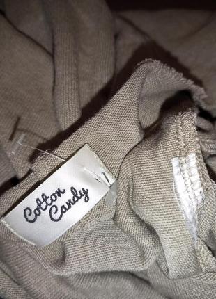Трикотажной вязки блузка-джемпер,бохо,большого размера-оверсайз,cotton candy5 фото