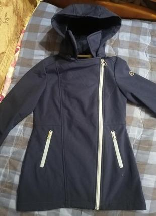 Демисезонное пальто куртка michael kors на девочку 7-8 лет, р. 122-128.1 фото