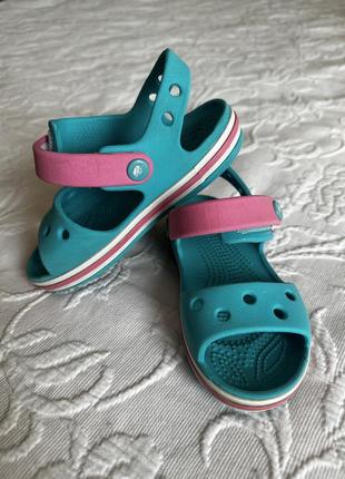 Босоножки кроксы crocs1 фото