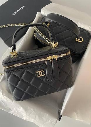Сумка кожаная квадратная в стиле chanel💎