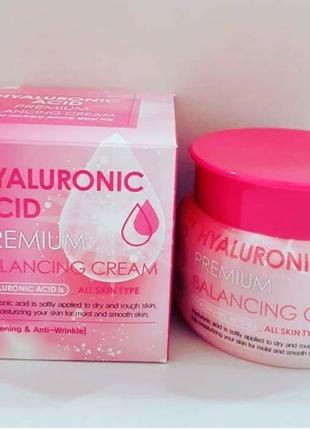 Крем с гиалуроновой кислотой farm stay4 фото