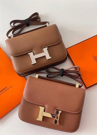 Сумка кожаная классика люкс в стиле hermes9 фото