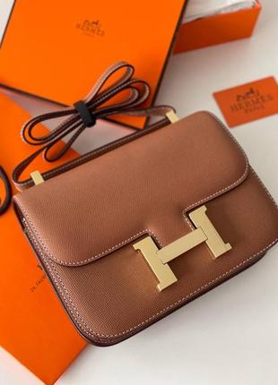 Сумка шкіряна класика люкс у стилі hermes