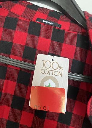 Сорочка,сорочка в клітинку, подовжена сорочка5 фото