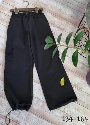 Теплые брюки карго