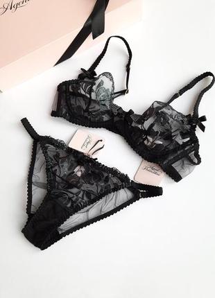 Шикарный кружевной комплект белья agent provocateur агент