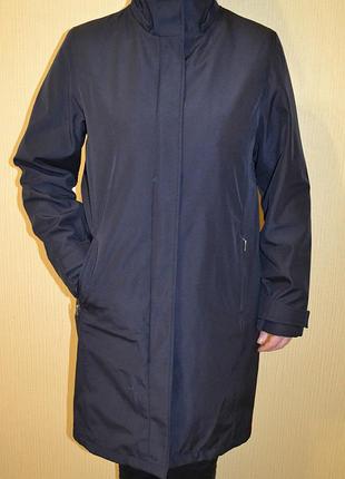 Синий плащ парка пальто maine