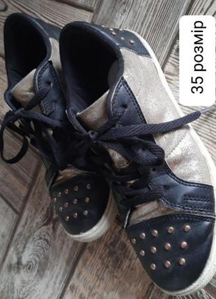 Обувь для девочки. кроссовки. туфли. сникерсы 34, 35 размер2 фото