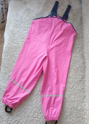 Брюки-дождевик грязефруф для девочки р.128