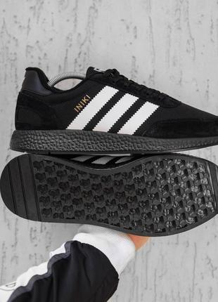 Зимние кроссовки adidas iniki black white (термо)41-42-43-44-45-462 фото