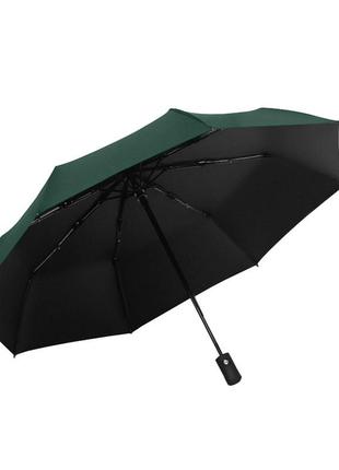 Мини-зонт uv dark green карманный от солнца дождя складной 25шт