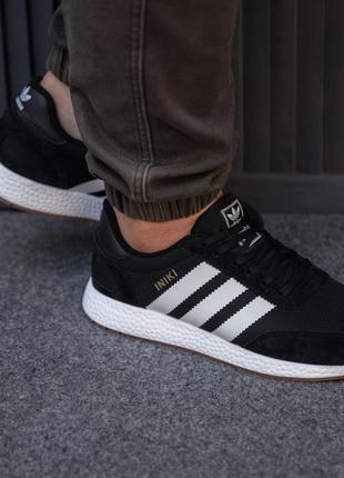 Зимние кроссовки adidas iniki black white (термо)41-42-43-44-45-468 фото