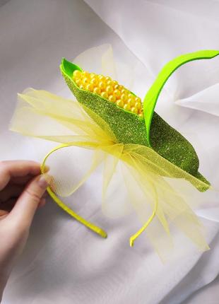 Обруч кукурудзи, обідок кукурудза, костюм кукурудза