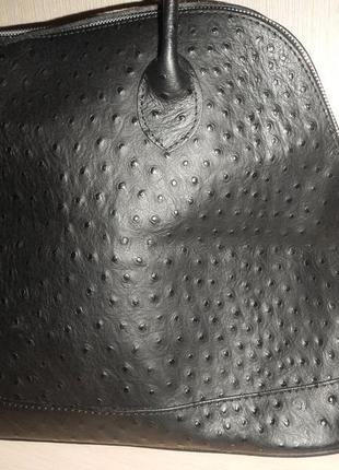 Італійська шкіряна сумка genuine leather6 фото