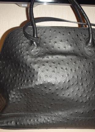 Італійська шкіряна сумка genuine leather2 фото