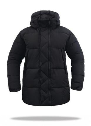 Куртка жіноча зимова freever uf 20804 чорна4 фото