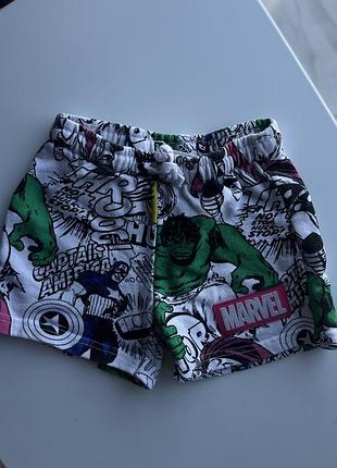 Шорты zara marvel, шорти зара марвел