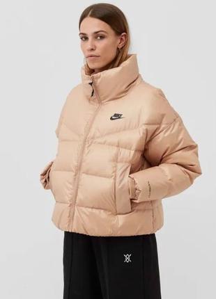 Женский зимний пуховик куртка натуральный пух nike sportswear therma-fit city.  новый, оригинал!