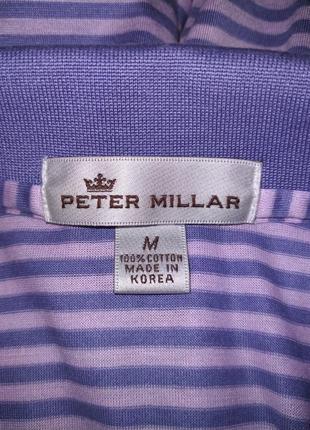 Чоловіча смугаста футболка поло peter millar2 фото