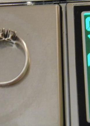 Кольцо ссср серебро 875 проба звезда №17810 фото
