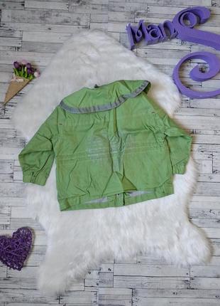 Плащ куртка sandsoil на девочку зеленый3 фото