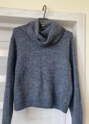Теплий невагомий светр сумісного складу h&m xs/s/m🧡🖤