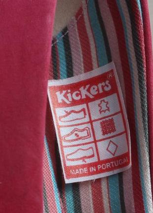 Жіночі нубукові туфлі kickers, розмір 378 фото